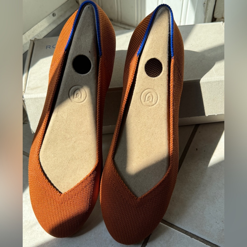 Rothy's Ballet Flats in Brandy